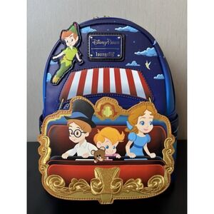 Loungefly Disney Parks Backpack Peter Pans Night Flight Embroidered NWT